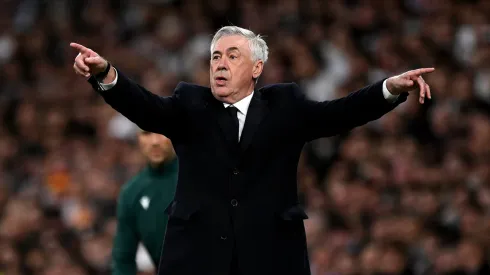 Carlo Ancelotti durante jogo do Real Madrid