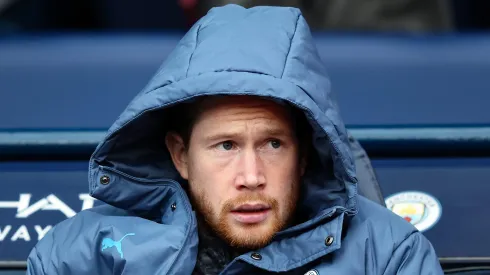 Kevin De Bruyne anunciou que deixará o Manchester City. Foto: Matt McNulty