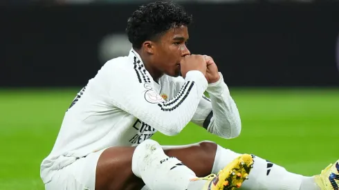 Endrick recebe péssima notícia de Ancelotti após brilhar pelo Real Madrid no último jogo (Photo by Angel Martinez/Getty Images)