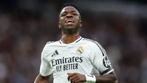 Vini Jr perde pênalti pelo Real Madrid. (Photo by Florencia Tan Jun/Getty Images)