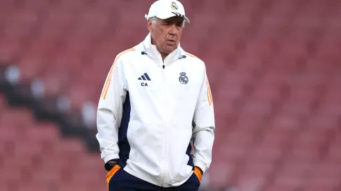 Ancelotti, técnico do Real Madrid (Photo by Alex Davidson/Getty Images)