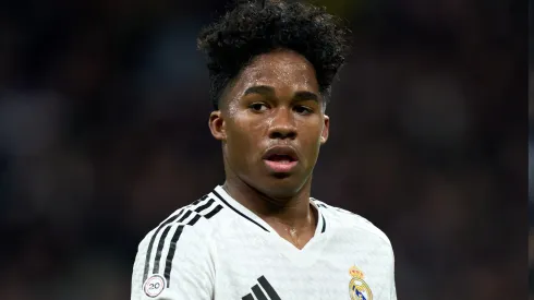 Endrick em ação pelo Real Madrid. Foto: Angel Martinez/Getty Images