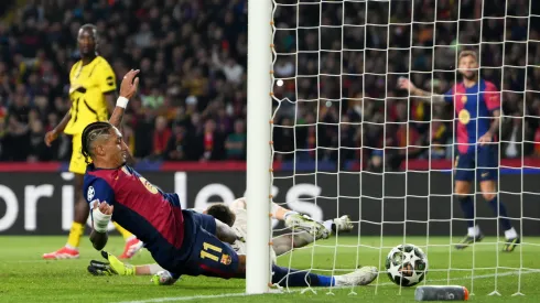 Lance do gol marcado por Raphinha (Photo by David Ramos/Getty Images)