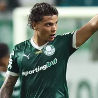 Richard Rios se envolve em confusão com Vitor Roque em partida do Palmeiras pela Libertadores