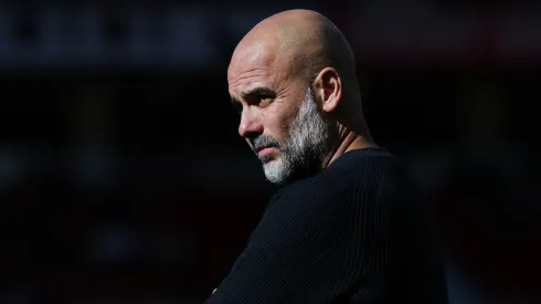 Guardiola em partida pelo Manchester City