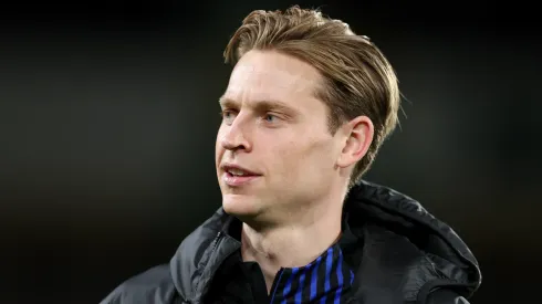 Frenkie de Jong volante do Barcelona antes da La Liga