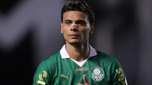 Richard Ríos, jogador do Palmeiras. Foto: Ettore Chiereguini/AGIF