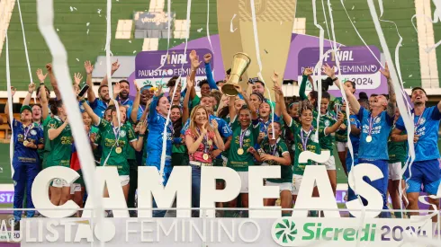 Final do Paulista Feminino cerimonia de premiação Palmeiras<br />
(Foto: Fabio Menotti/Palmeiras/by Canon)