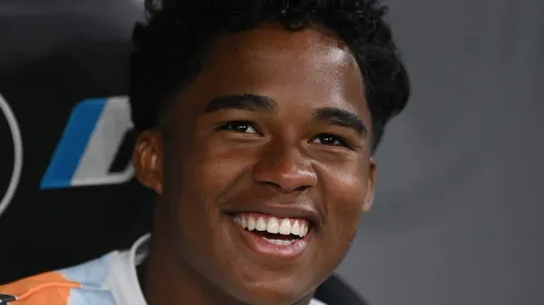 Endrick ganha moral e vai assumir vaga de outro grande craque no time titular Real Madrid (Photo by Denis Doyle/Getty Images)