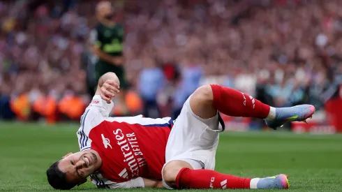 Gabriel Martinelli, atleta do Arsenal (Photo by Alex Pantling/Getty Images)