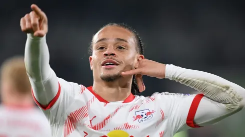 Xavi Simons, alvo do Manchester City, e jogador do RB Leipzig (Photo by Stuart Franklin/Getty Images)