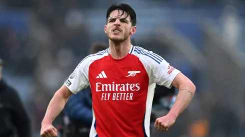 Declan Rice comemorando gol. Foto: Shaun Botterill/Getty Images