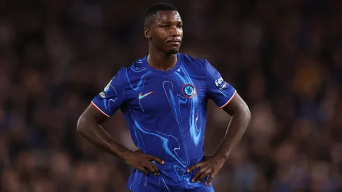 Moisés Caicedo em partida pelo Chelsea