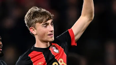 Dean Huijsen, jogador do Bournemouth e alvo de grandes clubes, como o Liverpool (Photo by Dan Mullan/Getty Images)