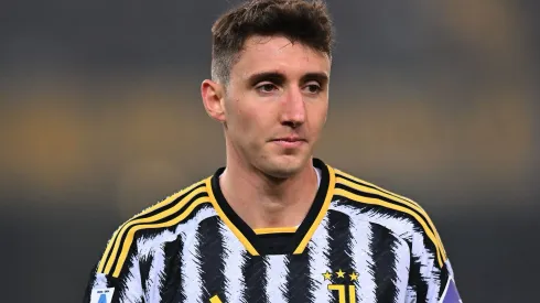 Andrea Cambiaso, lateral da Juventus e alvo do Manchester City. (Photo by Alessandro Sabattini/Getty Images)