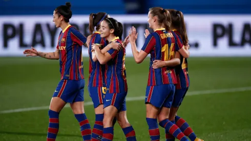 Jogadoras do Barcelona feminino (Fotos: Eric Alonso/Getty Images)