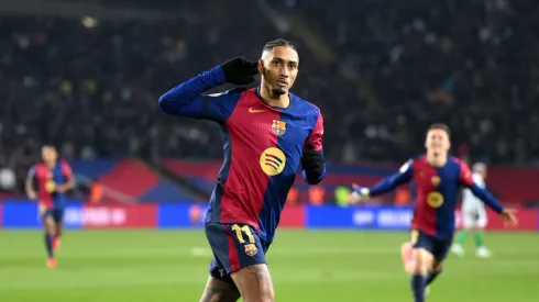 Raphinha, do Barcelona, revela motivo que o fez continuar no clube.