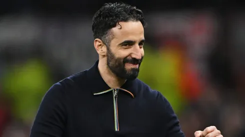 Ruben Amorim em ação pelo Manchester United.