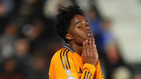 Endrick em ação pelo Real Madrid.