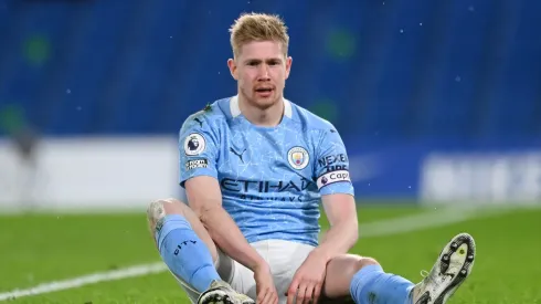De Bruyne deixa o Manchester City chateado. Foto: Shaun Botterill/Getty Images