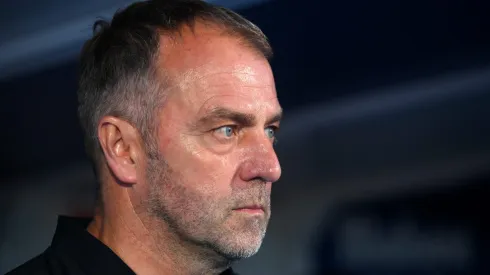 Hansi Flick, treinador do Barcelona. (Photo by Denis Doyle/Getty Images)