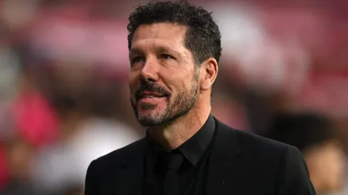 Diego Simeone, treinador do Atlético de Madrid. (Photo by Denis Doyle/Getty Images)