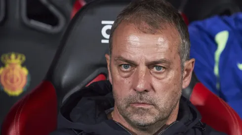 Hansi Flick, treinador do Barcelona. (Photo by Rafa Babot/Getty Images)