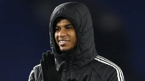 Alvo do Barcelona, atacante Marcus Rashford  (Photo by Warren Little/Getty Images)