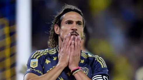 Cavani é provocado antes do River Plate x Boca. Foto: Marcelo Endelli/Getty Images