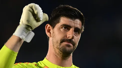 Courtois, do Real Madrid, dá aviso para o Barcelona antes do El Clásico: "Queremos manter...".(Photo by Denis Doyle/Getty Images)