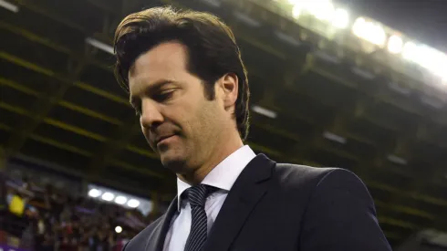Santiago Solari em partida do Real Madrid