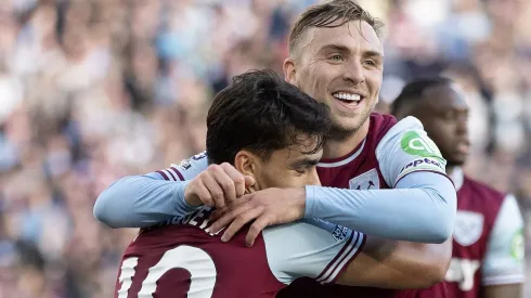 Bowen e Paquetá juntos em jogo do West Ham. Foto: Richard Pelham