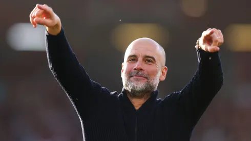 Pep Guardiola, treinador do Manchester City. Foto: Alex Pantling