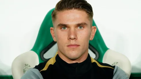 Atacante Gyökeres, alvo do Manchester United (Photo by Gualter Fatia/Getty Images)