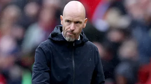 Ten Hag pode assumir o Bayer Leverkusen em meio a interesse do Real Madrid em Xabi Alonso. (Photo by Alex Livesey/Getty Images)