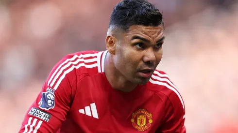 Casemiro, jogador do Manchester United (Photo by Michael Steele/Getty Images)