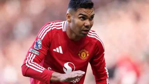 Casemiro, jogador do Manchester United (Photo by Michael Steele/Getty Images)