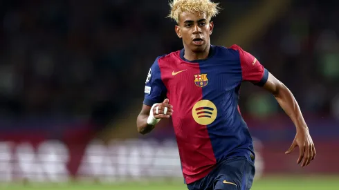 Lamine Yamal é peça fundamental no elenco do Barça. (Photo by Carl Recine/Getty Images)