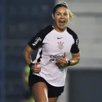 Gabi Zanotti, atacante do Corinthians, fala sobre sua atuação contra o Bahia no Brasileirão Feminino