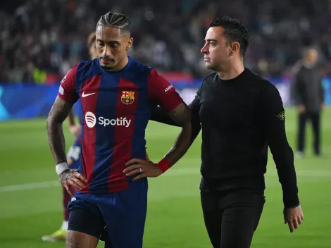 Raphinha quase trocou o Barcelona pela Arábia Saudita após atritos com Xavi
