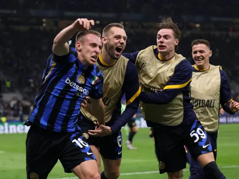 Frattesi quase desmaia após gol da classificação da Inter de Milão na Champions League