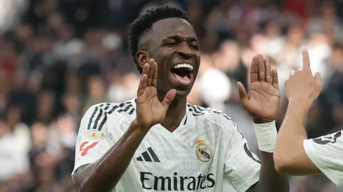 Jogadores do Real Madrid comemoram eliminação do Barcelona na Champions League. Foto: Gonzalo Arroyo Moreno/Getty Images