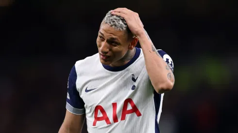 Richarlison tem temporada irregular no Spurs. Foto: Ryan Pierse/Getty Images