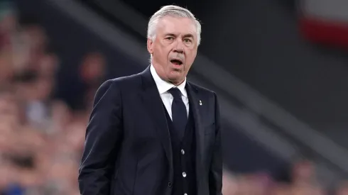 Carlo Ancelotti em jogo do Real Madrid