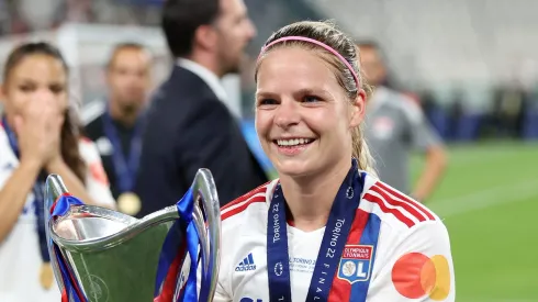 Eugenie Le Sommer, do Lyon (Photo by Maja Hitij/Getty Images)