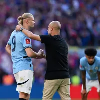 Guardiola explica por que Haaland não bateu pênalti em final da Copa da Inglaterra