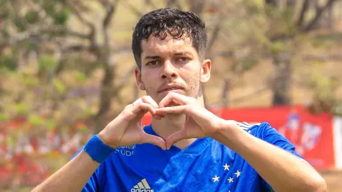 Matheus Vieira, quando era jogador do Cruzeiro. Foto: Rodolfo Rodrigues/Cruzeiro