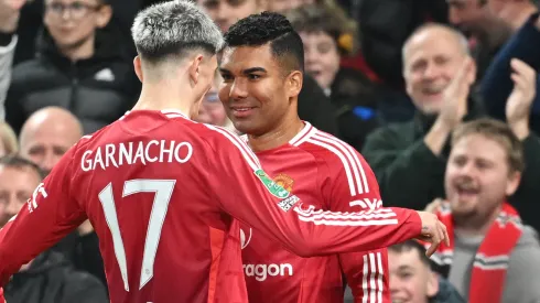 Garnacho pede para deixar o Manchester United após vice na Europa League. Foto: Michael Regan/Getty Images