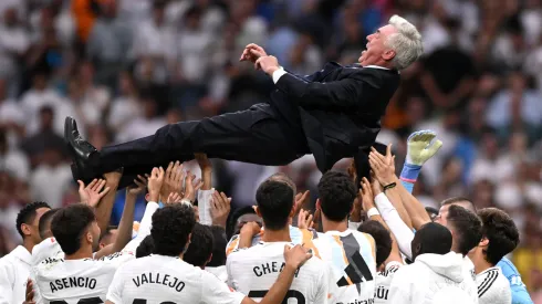 Carlo Ancelotti em despedida do Real Madrid