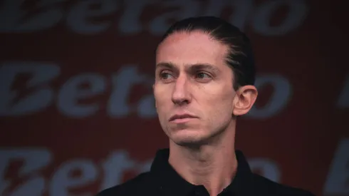 Filipe Luís, treinador do Flamengo. Foto: Ettore Chiereguini/AGIF